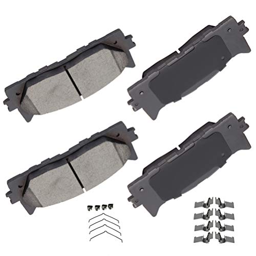 Image of CCIYU Front D1222 Disc Brake Pad Set Fit For Lexus For ES350 2007-2018,For Toyota For Avalon 2008-2018,For Toyota For Camry 2007-2017, Brake Pads 4PCS