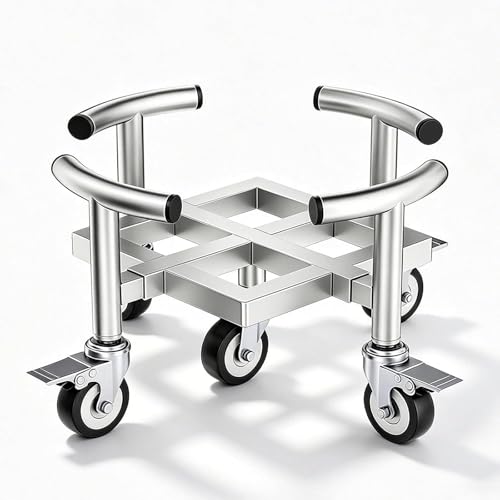 Support roulant robuste pour plantes charge industrielle 200-300kg