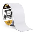 E-SDS RV Sealant Tape Waterproof, 4 Inch x 50 Foot RV Roof Repair Tape for RV, Window, Boat Sealing, Truck, Camper Roof Leaks, White