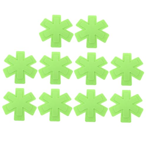 OFFSCH 10piezas Tapete Protector De Utensilios De Cocina Almohadillas Divisoras De Ollas y Sartenes Proteger Mesa Usar Restaurantes