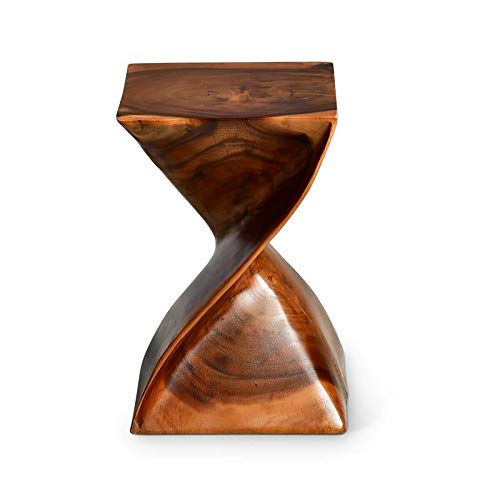 Steve Silver Paloma Natural Wood Glaze Accent Side Table