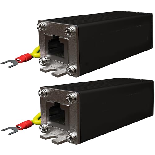 Tupavco Ethernet Surge Protector (2 Pack) 2.5 Gigabit PoE++ 150W
