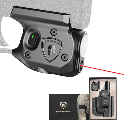 WARRIORLAND Pistol Light Laser & Holster Fit for Sig P365/ P365X/ P365XL Compact 150-Lumen Trigger Mounted Tactical Weapon Light with Red Laser White LED Flashlight & IWB Holster Power Indicator