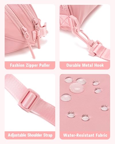 Image of Gitus Gifts for 6 7 8 9 10 Year Old Girls Purse Mini Nylon Crossbody Shoulder Bum Bags with Adjustable Straps