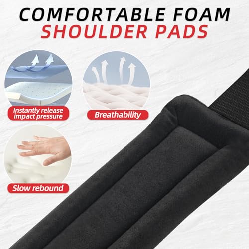 image for EZAPEX 4 Point Harness 2 Inch Straps Upgraded Heavy Duty Buckle Compat