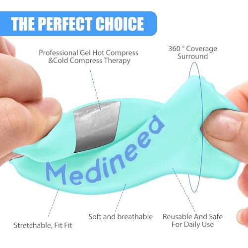 Image of 2PCS Finger Sleeves Gel Ice Pack, Lasting Cold Compress Freeze Sleeve, Reusable Finger Brace Ice Packs for Injuries, Arthritis, Tendonitis, Gout, Sprains, Middle Protectors(Green)