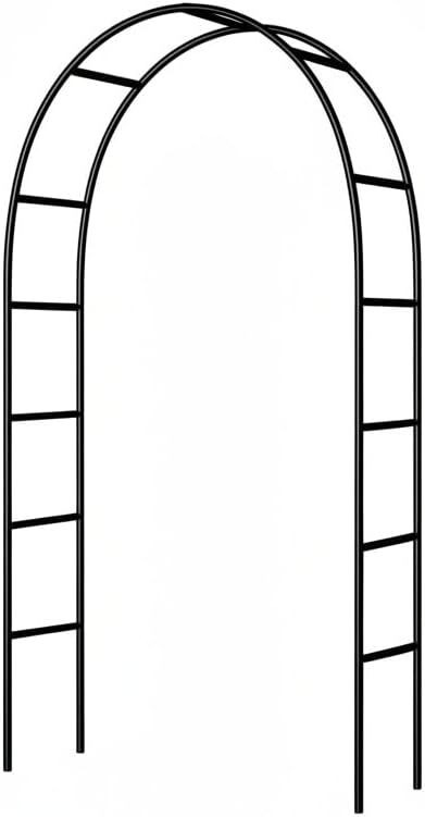 Elegant Pergola Arbor Garden Arch Trellis 55" W x 94.5" H, 16mm Metal Tubes & 0.4mm Thickened Wall Construction, Weather Resistant, Versatile Use for Outdoor Decoration