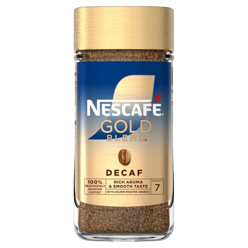 Nescafe Gold Decaff Instant Ground Coffee Jar, 100 g