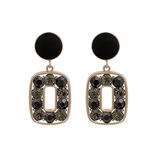 Boucles d'oreilles sans douleur pour banquet : restez élégante avec ce pendant rectangle