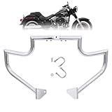 Kinglemc Crash Bar Engine Guard Highway Bar for Harley Davidson Dyna Fat Bob Low Rider Street Bob Wide Glide Switchback Super Glide Custom 2006-2017 (Ordinary Style-Chrome)