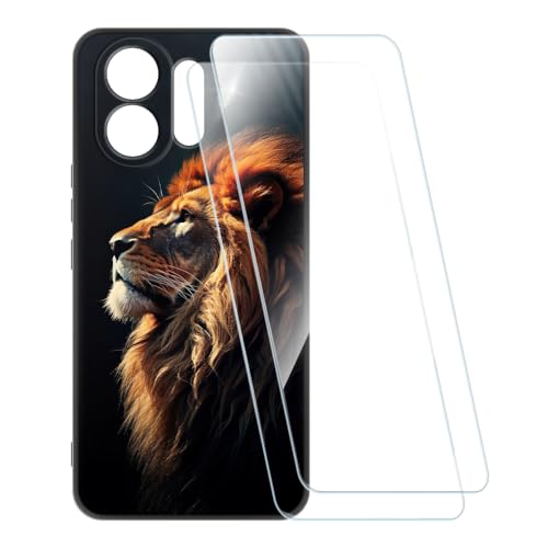 ESACMOT �v�����g�P�[�X + 2�������K���X�t�B���� OPPO K13 Turbo Pro 5G �Ƃ̌݊�������, �Ռ��z���\�t�g�J�o�[ HD�N���A (���C�I��1)