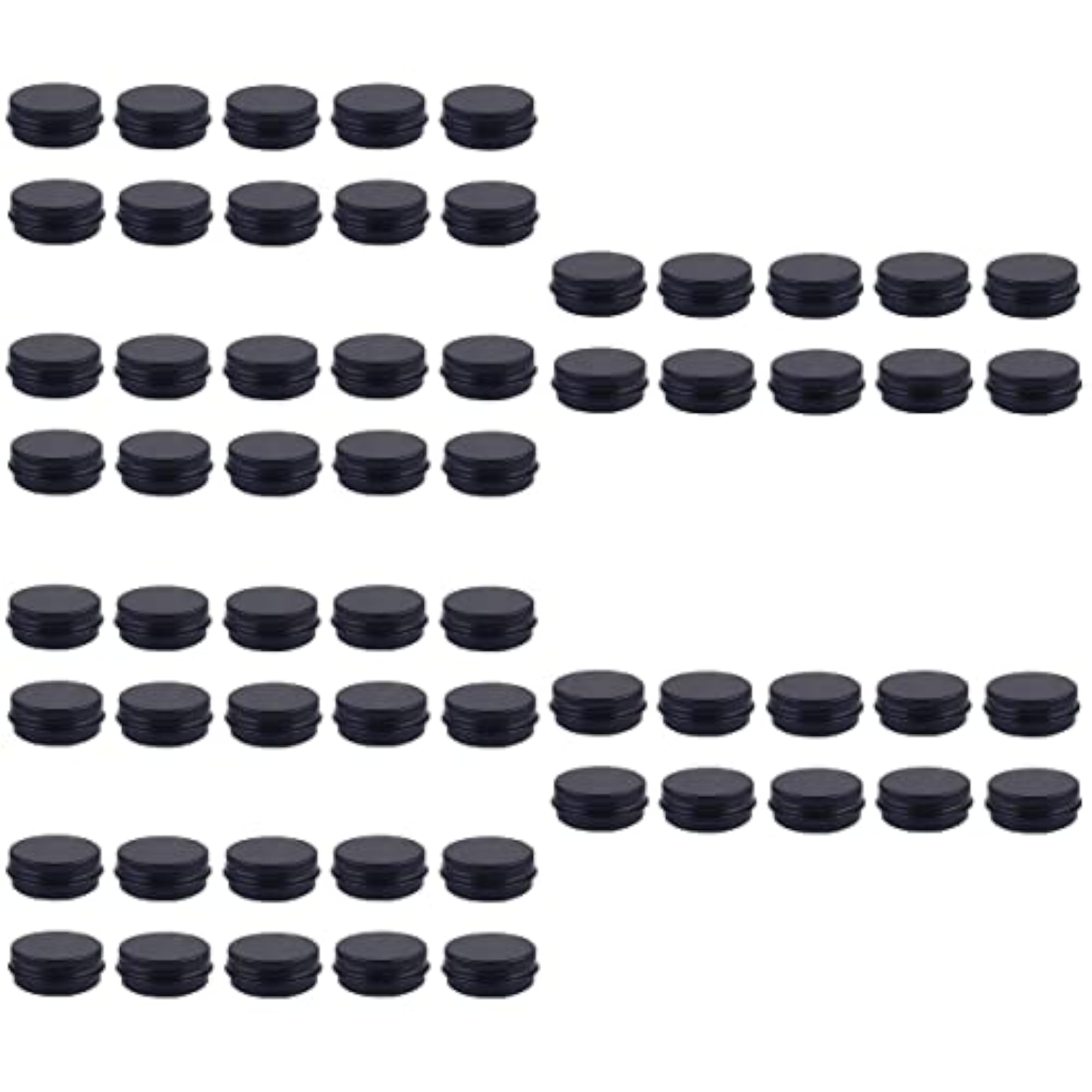 120 Pcs 30ml Aluminum Jars with Lid