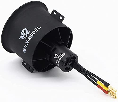 EDF 12 pales XFLY-Model avec moteur et ESC 120A pour avion RC jet 6S