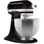 KitchenAid 5K45SSBOB Classic Stand Mixer, 4.3 Litre, 275 W, Onyx Black