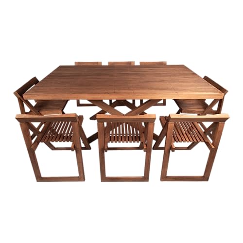 La Mejor review de Comedor de madera para exterior más recomendados. 27 Imagen adicional