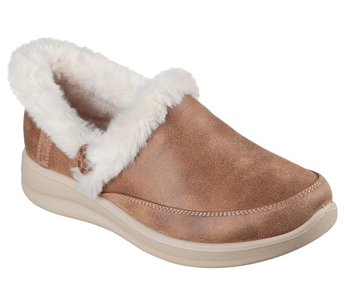 Skechers Women's COZY ESCAPE - Hands Free Slip-Ins slipper, Chestnut, 6 M