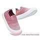 LACOFIA Baby Mädchen Lauflernschuhe Kleinkind Barfußschuhe Atmungsaktive Babyschuhe mit rutschfeste Gummisohle Rosa 20/21
