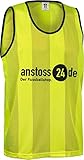 ELF Sports Leibchen mit Druck 'anstoss24.de', Farbe:Gelb, Größe:XL
