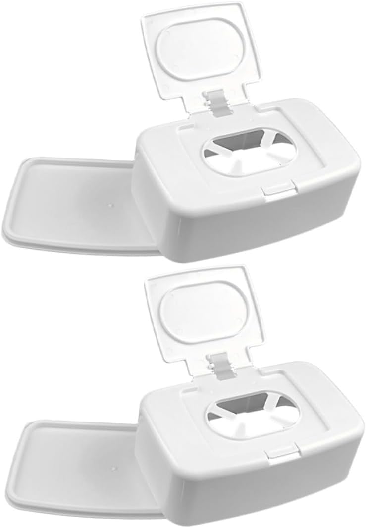 PRETYZOOM 8pcs Wet Wipes Holder Living Room Tissue Box Compact Portable Wipes Dispenser