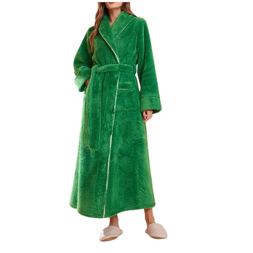 Ladies Man Bath Robes Bath Robes Bath Robes for Mens Women Turtle Neck Flannel Thick Warm Cardigan Bath Robes 2024