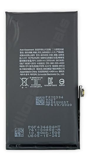Image of Battery for iPhone 12 A2403 A2172 A2402 A2404 Battery with 6 Month Warranty**** (N185)