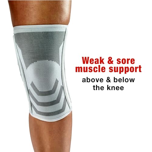 ACE Knitted Knee Brace with Side Stabilizers, Small (Packaging may vary)