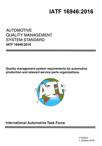 IATF 16949:2016 Quality management system for organizations in the automotive industry