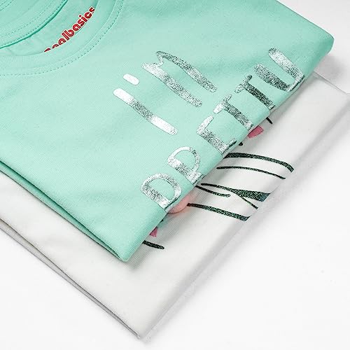 Image of Real Basics Girls Regular Fit Full Sleeves Tshirt (Pack of 2)