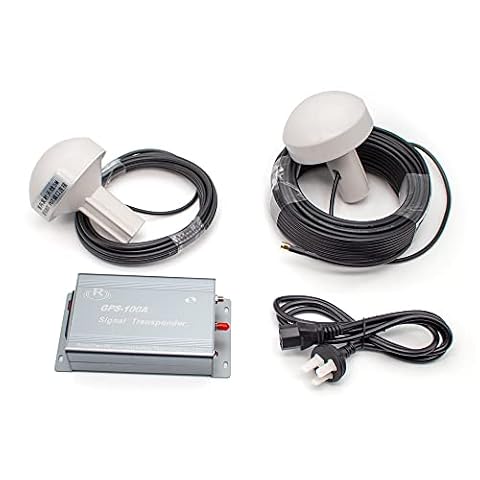 Jieotwice GPS-100A wzmacniacz sygnału GPS z dwiema częstotliwościami, GPS + BD, transponder antenowy, wewnętrzna osłona GPS, Location Booster (zestaw 5)