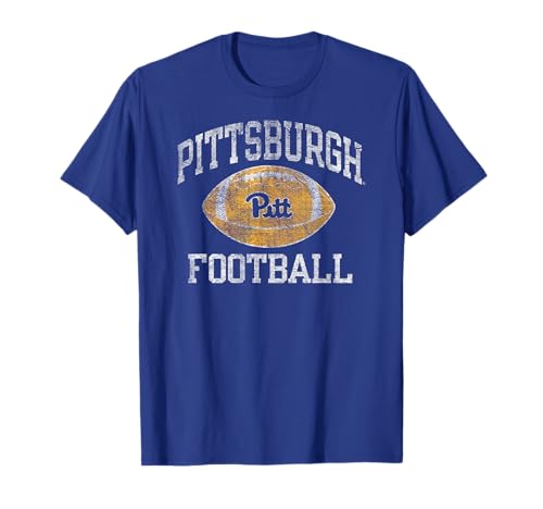 Pittsburgh Panthers Football Intensity Vintage Royal T-Shirt