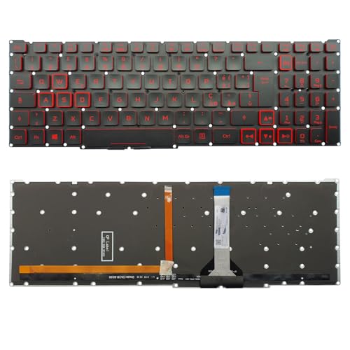 TASTIERA ITALIANA PER ACER NITRO 5 AN515-57-75RQ ROSSA RETROILLUMINATA RGB