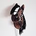 Hobby Horse for Kids A4 Chestnut Hobby Horse on Stick