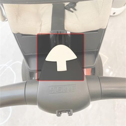 Stroller Handle Mounting Base Seat Retractable Wrench Compatible with Stokke Xplory V2-6 Push Handle Adjusting Button - 1