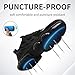GLYGML Mens Steel Toe Safety Work Shoes Trainers Sneakers Puncture Proof Anti Smashing Non Slip Breathable Comfortable Fashion Black US 8.5