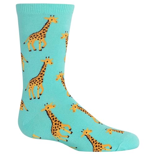 Hot Sox Boys' Big Fun Animal Crew 1 Pair Pack-Cool Casual Novelty Socks for Kids2