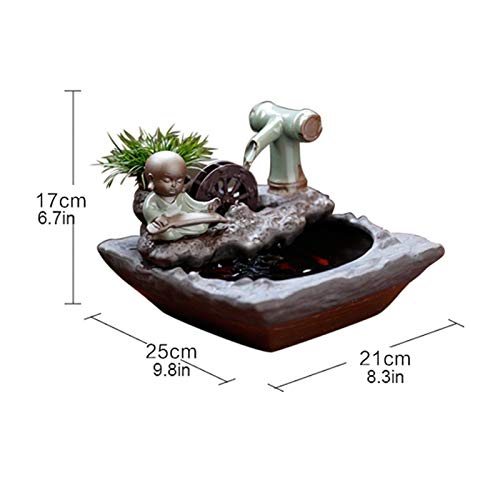 Fontaine d'eau de table Zen contre le stress du bureau