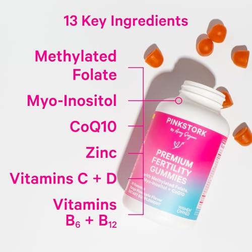 Pink Stork PSFG90 Premium Fertility Gummies For Women - Prenatal Conception Supplements thumb #2