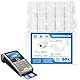 50x EC Cash Thermorollen 57mm x Ø35mm x 12mm Kern – BPA-frei – für EC-Terminals, Kreditkartengeräte, Bondrucker, Thermodrucker – geeignet für Systeme mit Papierbedarf bis 14m – weiß – 55g/m²
