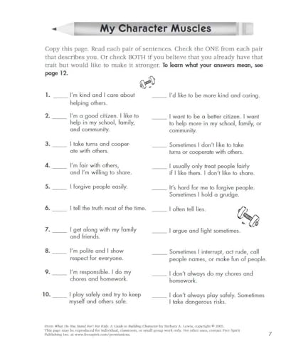 What Do You Stand For?: For Kids: A Guide to Building Character - Thumbnail 5