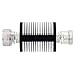 SA75DMDF25W-20 20 dB Fixed Attenuator 7/16 Male (Plug) to 7/16 Female (Jack) Up to 7.5 GHz Rated to 25 Watts, Heatsink Body, 1.45 VSWR