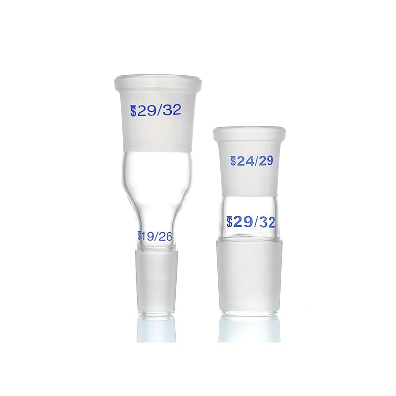 14/23 19/26 24/29 29/32 Buchse auf 19/24/29/34/40 mm Steckerverbindung Laborglas-Vergrößerungstransferadapter(24-29 to 50-40)