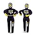 MMA Grappling Dummy Brazilian JIU Jitsu BJJ Punching Bag for Self Defense Wrestling Judo Karate Boxing Throwing Submission Standing Position - UNFILLED (Black Yellow, 6FT / 70