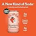 OLIPOP Minis Prebiotic Soda Pop, Strawberry Vanilla, Pantry Pack Packed with Prebiotics, Fiber, and Botanicals, Gluten Free, GMO Free, 7.5oz (6-Cans)