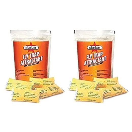 Starbar 2 Bags of Fly Trap Attractant, 16 Pouches Total