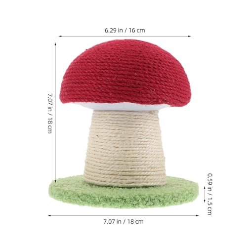 Rascador para Gatos en Forma de Hongo con Base de Sisal miniatura 2