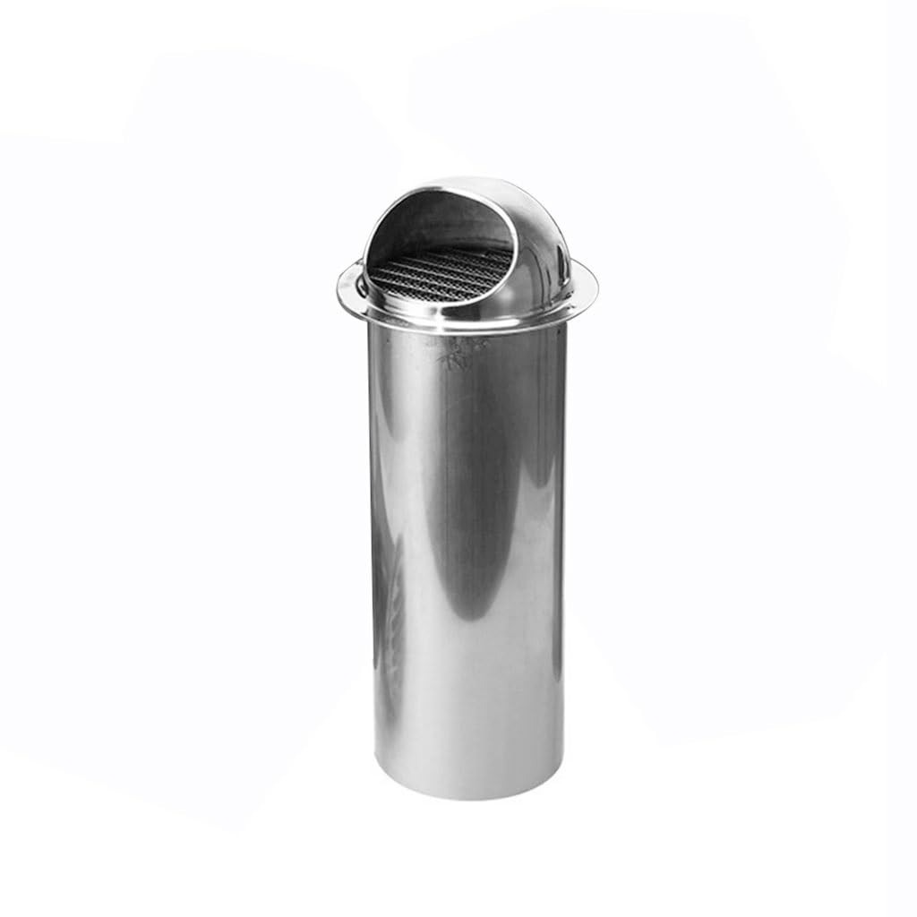 Ventilation d'air anti-pluie inox 304 pour tuyau d'échappement de fumée avec tube rallongé 370mm
