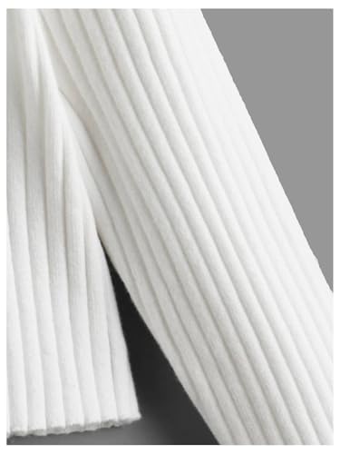 SHENHE Girl's Zip Up Hooded Sweater Ribbed Knit Lightweight Cropped Cardigan Sweater Jacket4