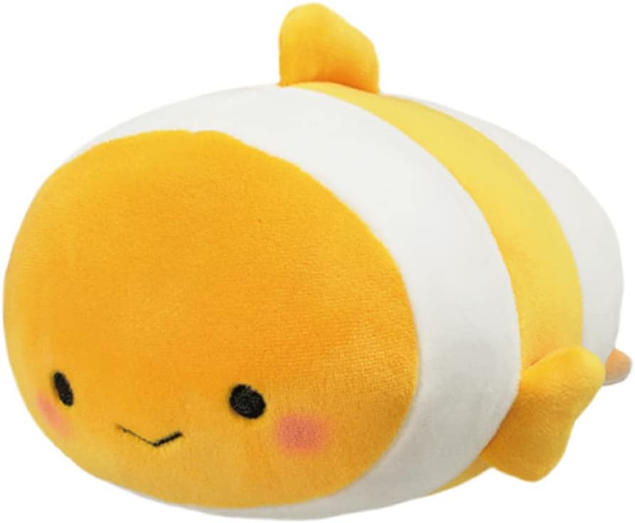 Mochi Fuwa Plush - 6" Marine Animal (Clown Fish)