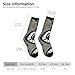 XZDZDX Time Travel Polyester Mid-Calf Socks 2 Black-1 for Unisex - Skin-Friendly Elastic Fashion Crew Socks