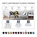 Imperial Home Cozy 50 X 60 Fleece Throw Blanket - Tan